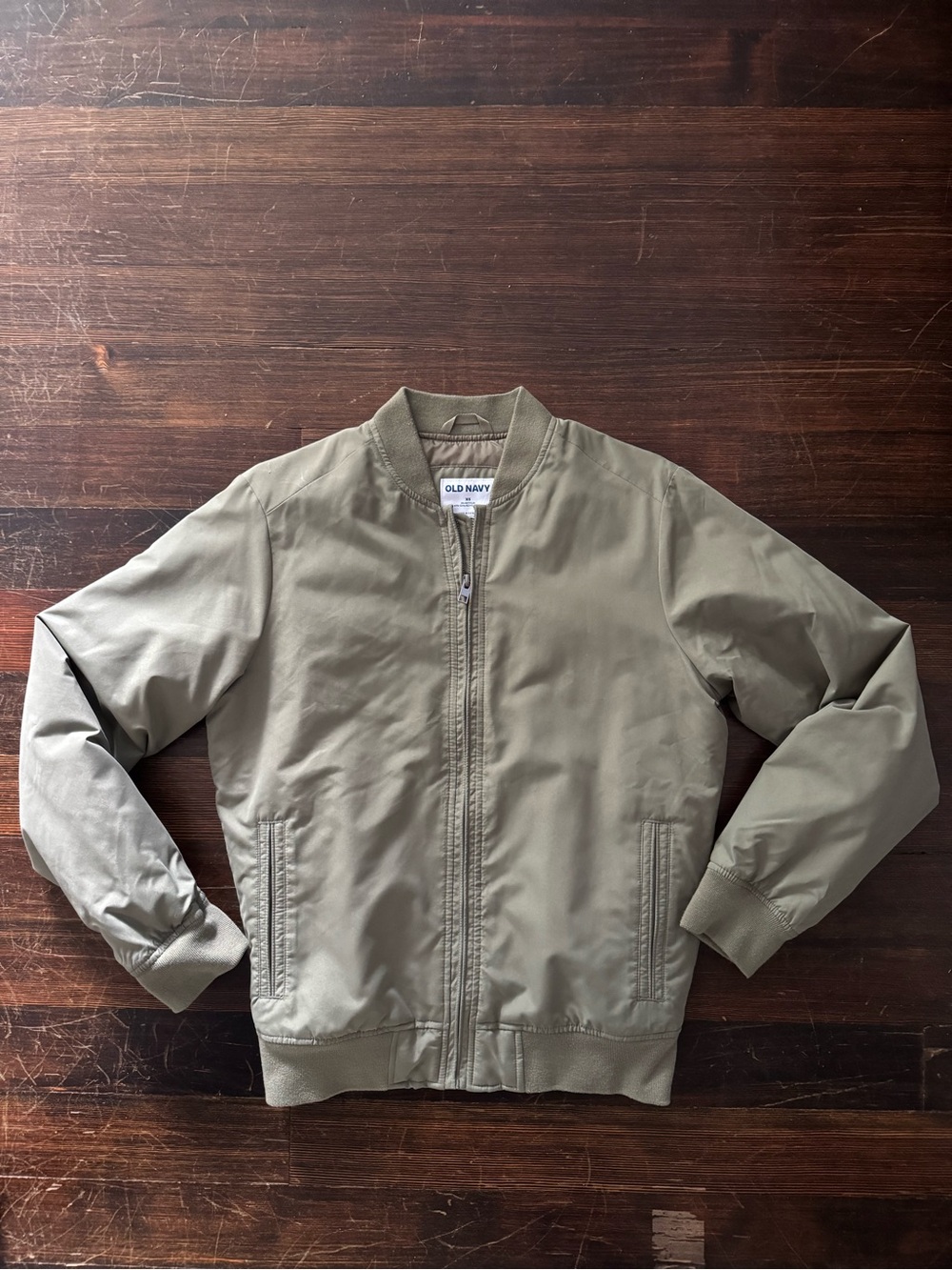Old Navy Men's Olive Bomber Jacket